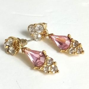 Pink Ice and Crystals Earrings
